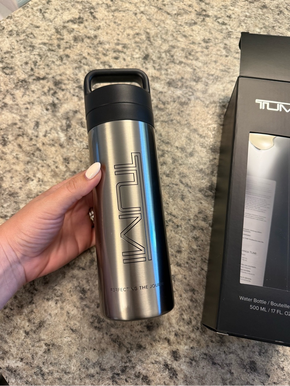 Tumi Stainless Steel Travel Bottle